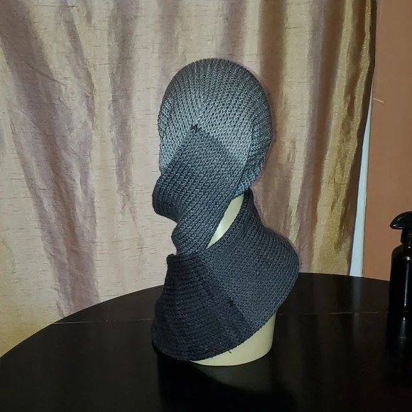 Unisex Hat Scarf - Handmade - Picture 4 of 9